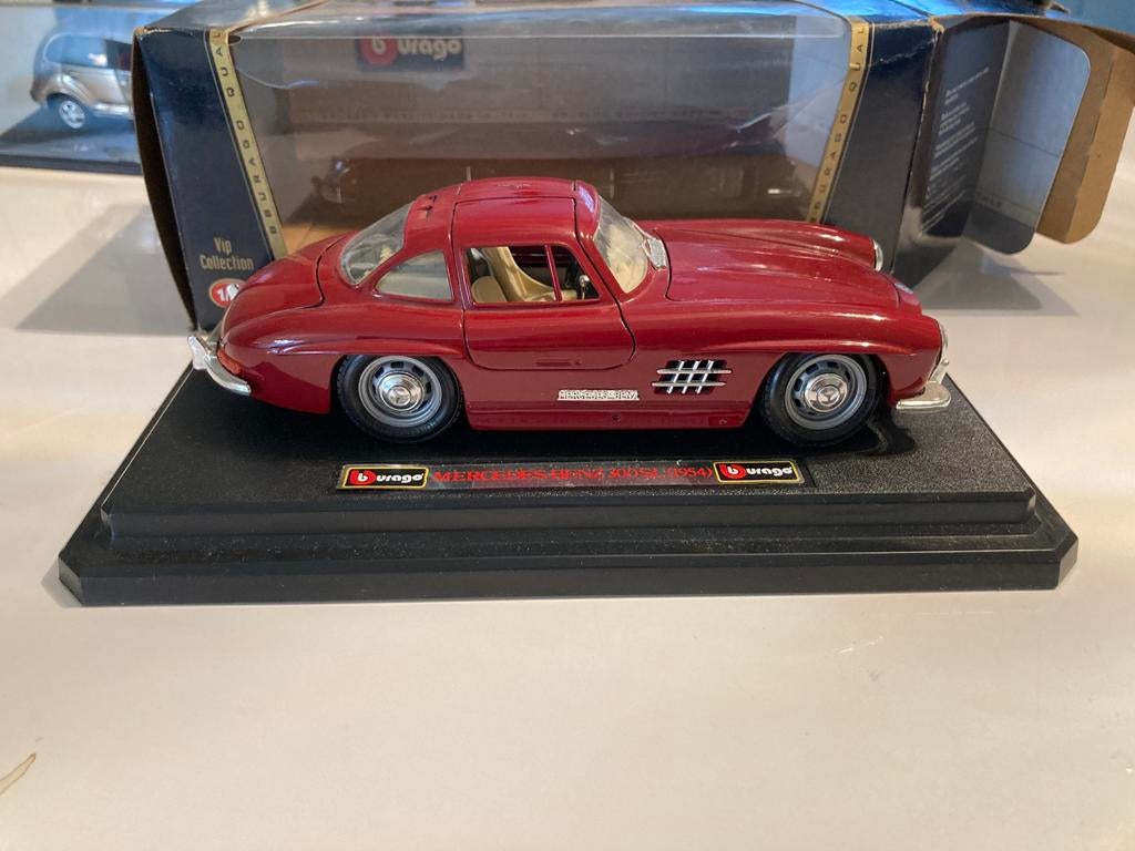 Mercedes  benz 300 sl 1954 1/24, Ophalen of Verzenden, Nieuw, Auto, Bburago