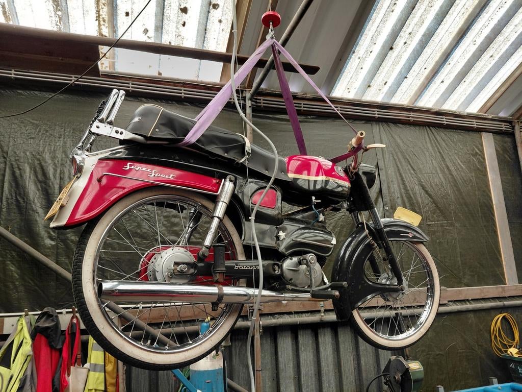 Zeldzame Batavus Super Sport Oldtimer Brommer, Fietsen en Brommers, Brommers | Oldtimers, Ophalen, Batavus