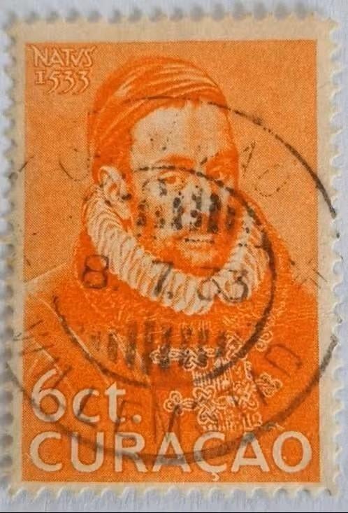 Curaçao 1933 - nvph 103 - Prins Willem van Oranje, Ophalen of Verzenden, Gestempeld