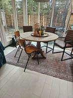 Antieke massieve kloostertafel  120 cm, Ophalen of Verzenden