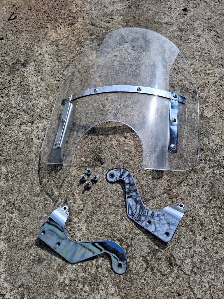 Windscherm met beugels voor Yamaha XVS 1100 custum, Ophalen, Gebruikt