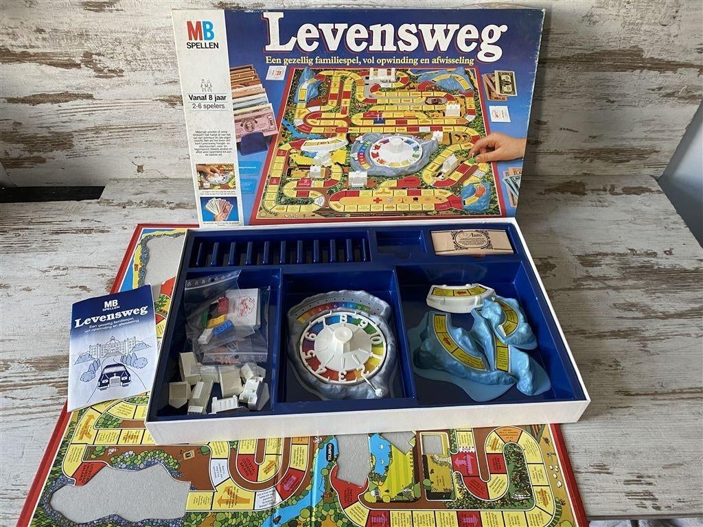 Levensweg grote doos MB Spellen klassieke versie [s576]