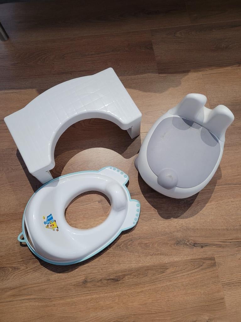 Potje, zitverkleiner en inklapbaar krukje, Ophalen, Gebruikt