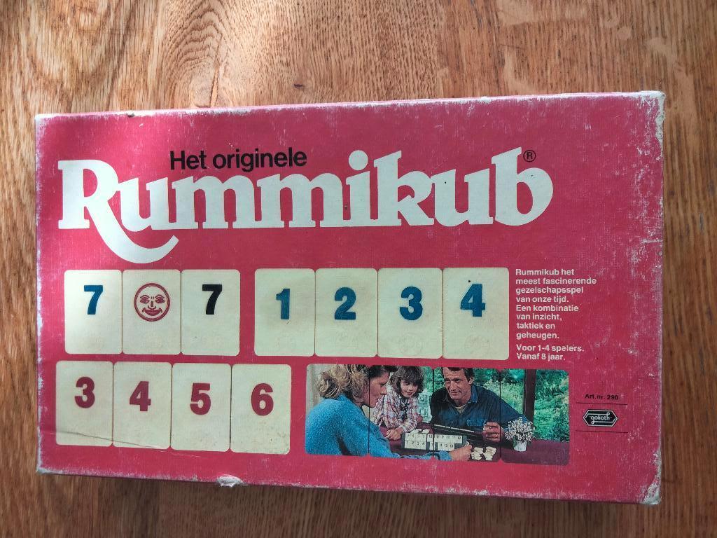 Rummikub, Hobby en Vrije tijd, Gezelschapsspellen | Bordspellen, Een of twee spelers, Ophalen of Verzenden, Gebruikt, Goliath Games