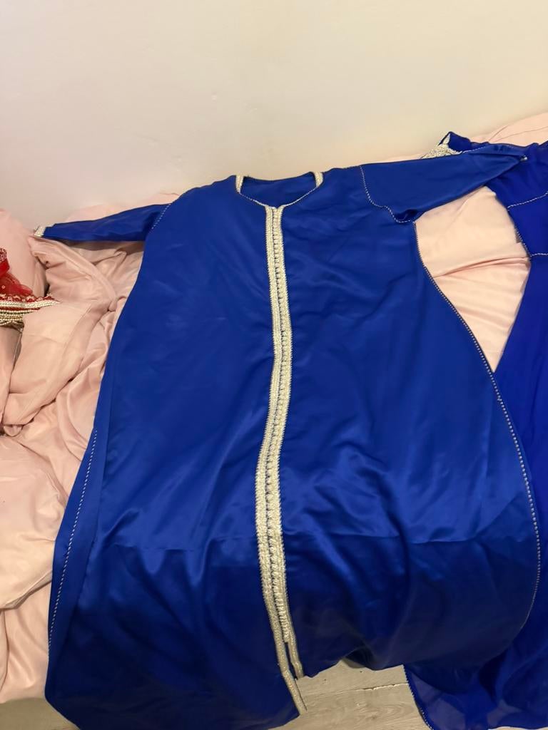 Takchita Caftan, Maat 38/40 (M), Overige typen, Zwart, Ophalen of Verzenden