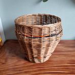 Leuke vintage mand (of lampenkap), Ophalen of Verzenden, Rond, Riet