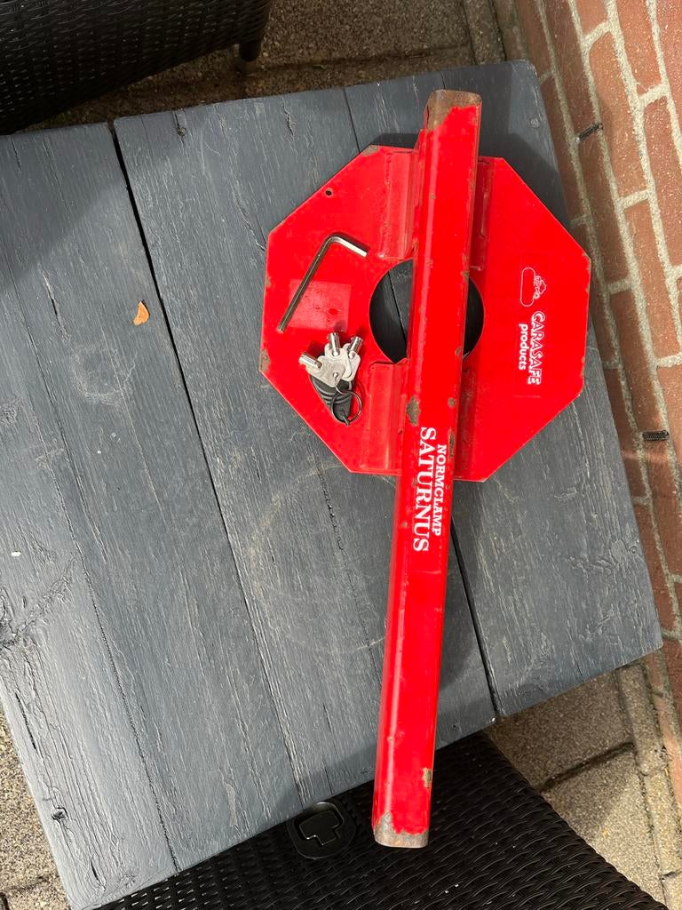 Caravanslot Saturnus wielklem - CARASAFE products, Ophalen of Verzenden, Gebruikt