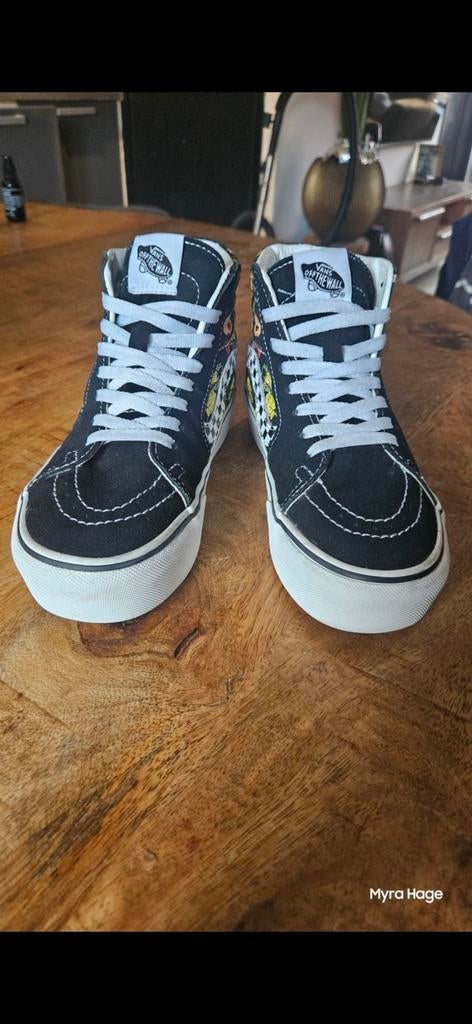 Vans Sk8-Hi bloemen – nieuwstaat – musthave maat 37, Ophalen of Verzenden, Zo goed als nieuw, Sneakers of Gympen