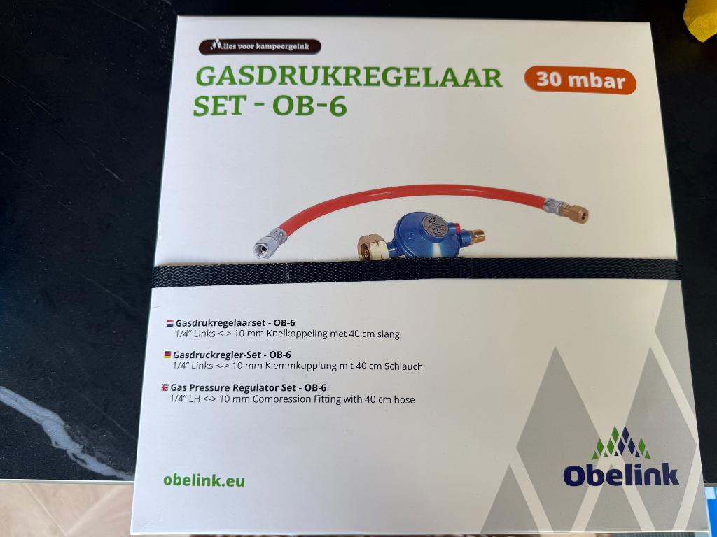 Gasdruk regelaar, Ophalen, Nieuw