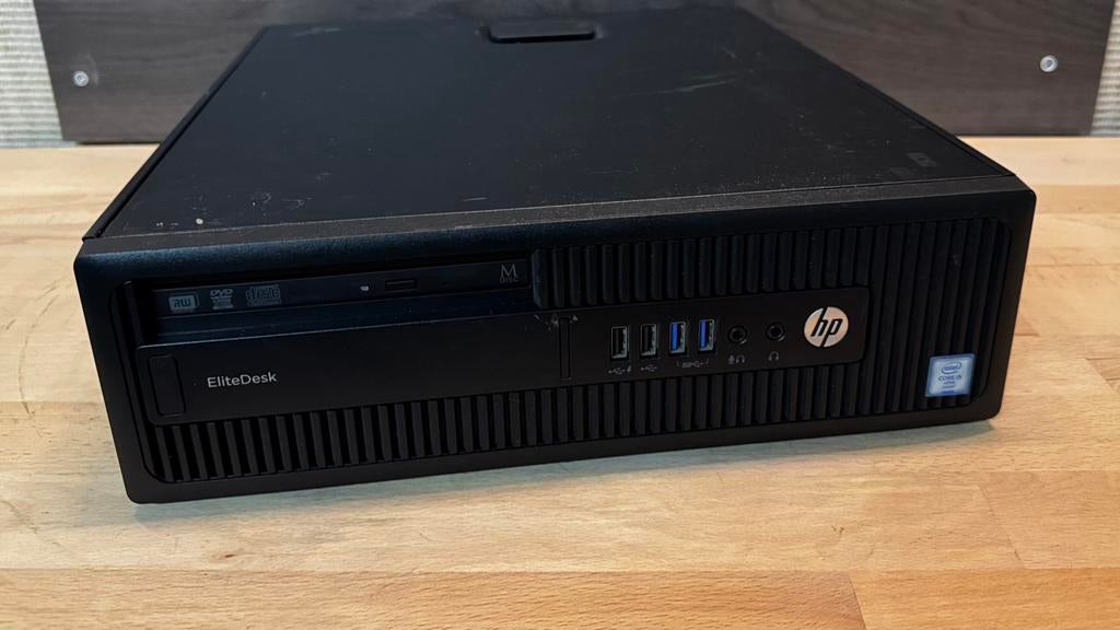 Hp Elitedesk 800 G2 SFF i5-6500/8Gb/256Gb 2Gb Nvdia W11, 8 GB, Ophalen of Verzenden, Zo goed als nieuw, Gaming