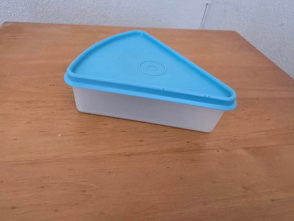 Tupperware bewaardoos voor punt vlaai - Blauw, Ophalen of Verzenden