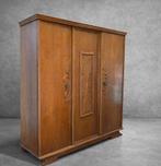 Oude brocante linnenkast / kledingkast vintage, Ophalen, Gebruikt, 100 tot 150 cm, 150 tot 200 cm