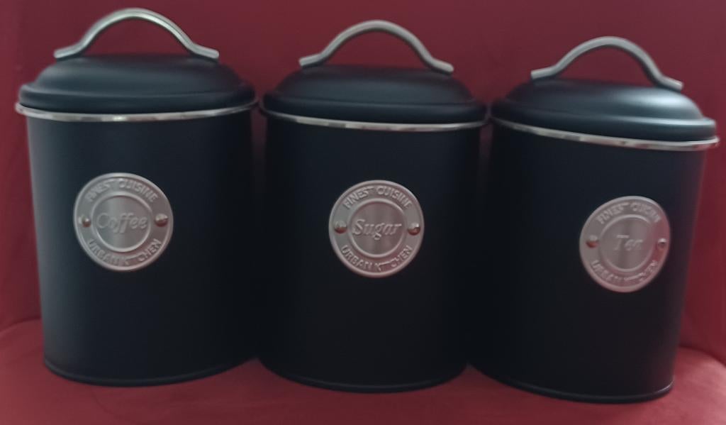 Voorraadbussen, Ophalen of Verzenden, Zo goed als nieuw, Metaal, Voorraadpot