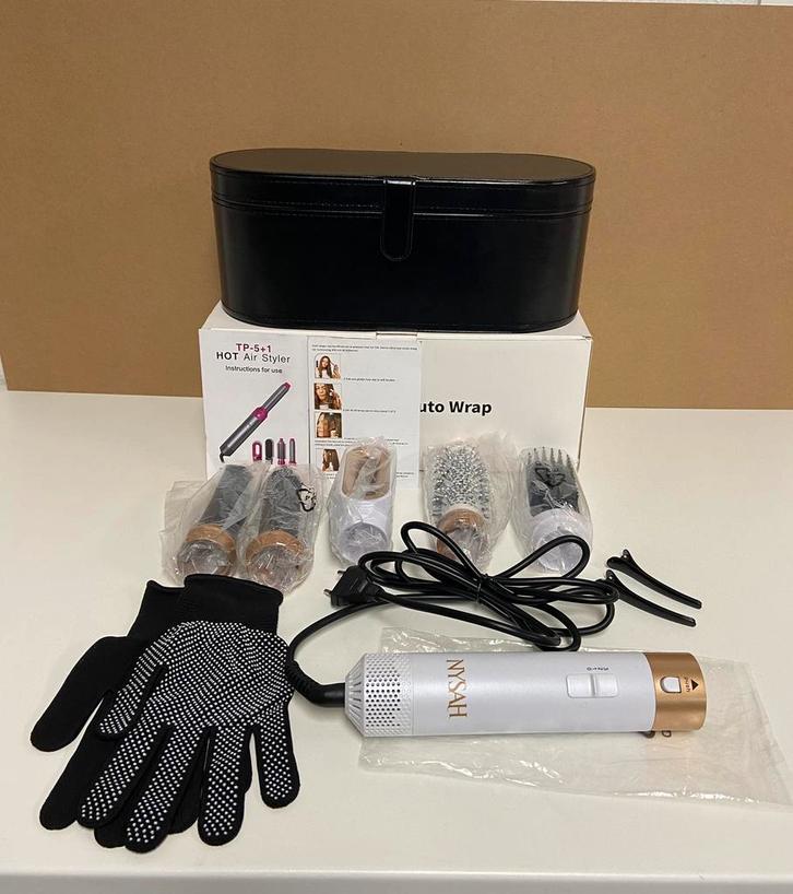 Airstyler Krultang 5 in 1, Witgoed en Apparatuur, Persoonlijke-verzorgingsapparatuur, Zo goed als nieuw, Haarverzorging, Ophalen of Verzenden