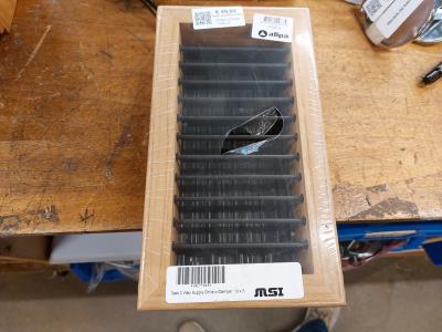 Teak inlaatrooster, 254x127mm, Niet ingevuld, Gebruikt, Niet ingevuld, Niet ingevuld