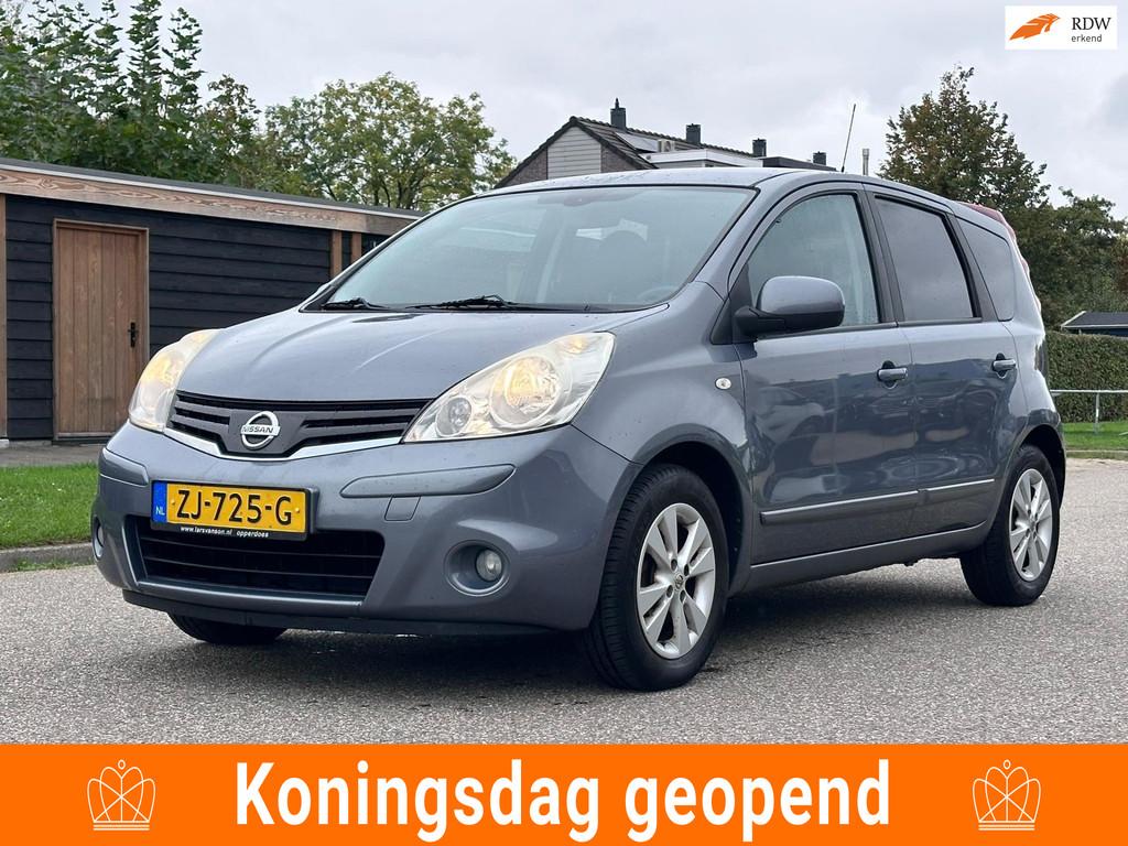 Nissan Note 1.4 Acenta Cruise*Clima*08-06-2027 APK*Trekhaak*, Auto's, Nissan, Voorwielaandrijving, 4 cilinders, Bedrijf, Parkeersensor