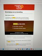 Concert at Sea donderdag 25-6 2x ticket+pendelbus, Twee personen