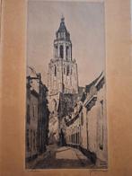 Ets Arnhem, Trompetsteeg met Eusebiuskerk, H.E. Roodenburg, Ophalen of Verzenden