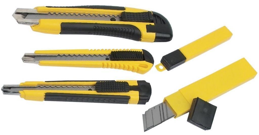 Afbreekmessen set 5dlg. Mannesmann - Nieuw, -, -, Gereedschap of Toebehoren, Nieuw