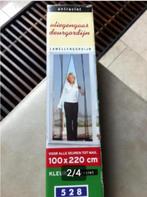 Vliegen gaas deur gordijn zwart /antraciet 100/220 cm, 215 cm of meer, Binnendeur, Nieuw, Ophalen