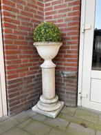 2 betonnen zuilen met pot! 100cm hoog, Tuin en Terras, Gebruikt, Rond, Tuin, Beton