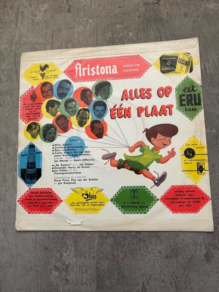 Aristona Alles op Eén Plaat - Vintage Vinyl, Ophalen of Verzenden, Gebruikt, Overige formaten