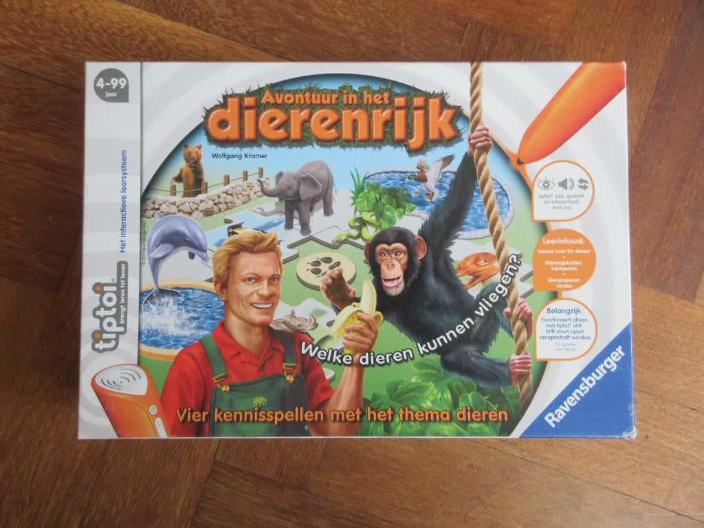 Tiptoi : Avontuur in het dierenrijk, Ophalen of Verzenden, Gebruikt, Puzzelen