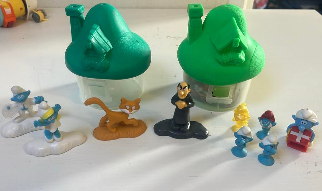 De smurfen, Ophalen, Gebruikt, Verschillende Smurfen, Poppetje, Figuurtje of Knuffel