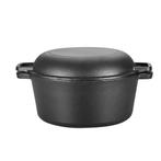Gietijzeren Dutch Oven - Braadpan en Koekenpan, Gietijzer, Verzenden, Niet ingevuld, Nieuw