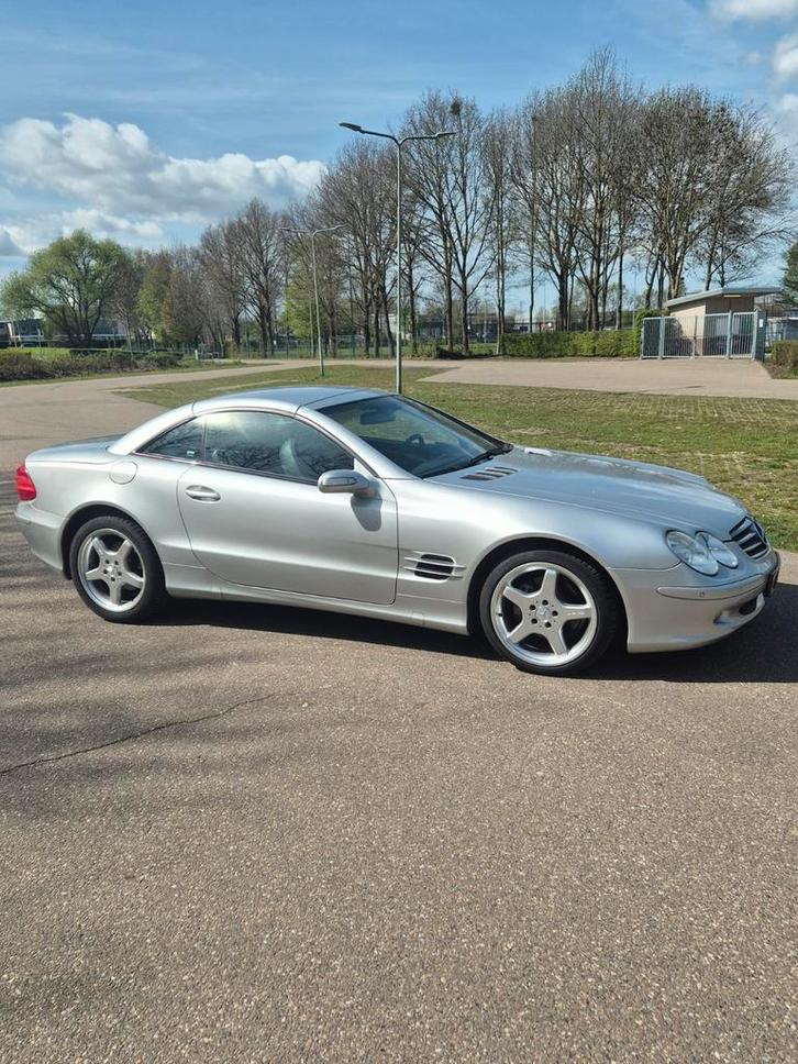 Mercedes SL klasse 350 V6 2005 Grijs, Auto's, Mercedes-Benz, Particulier, SL, Airbags, Airconditioning, Centrale vergrendeling
