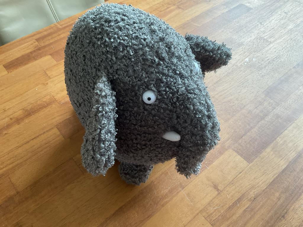 Olli de olifant knuffel, mascotte Blijdorp en Feyenoord, Gebruikt, Overige merken, Grijs, Ophalen of Verzenden