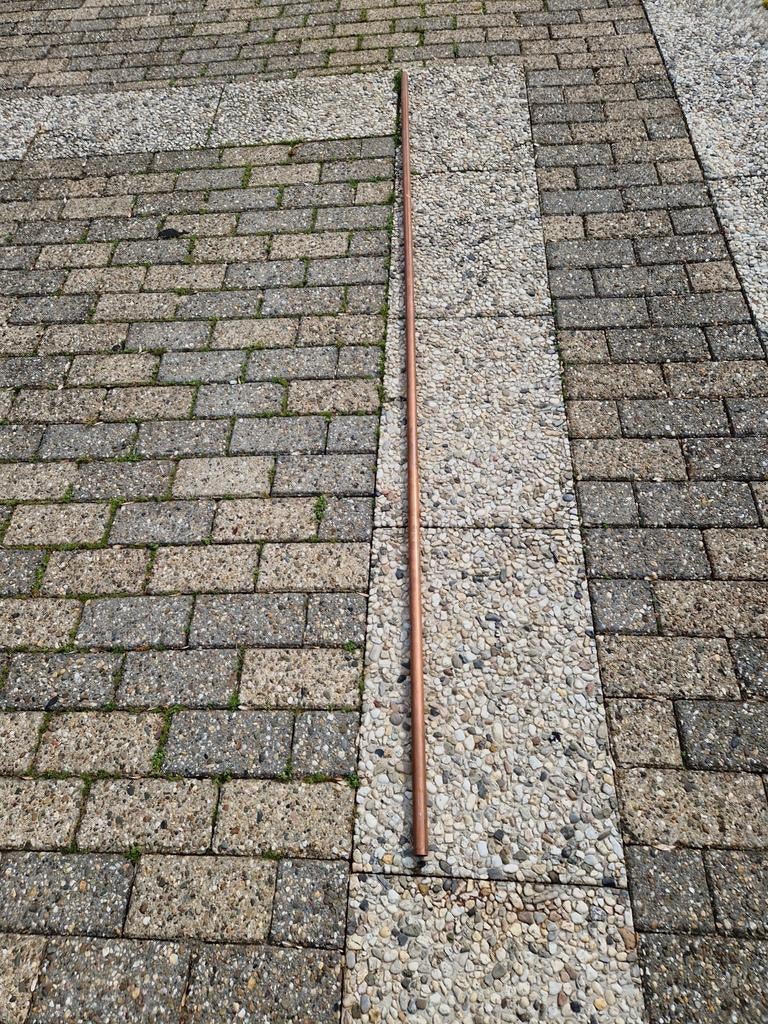 Koperbuis 22 mm doorsnede, 2.30 meter lang, Doe-het-zelf en Verbouw, Buizen en Afvoer, Ophalen