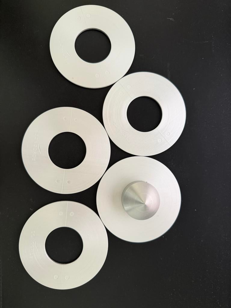 Exclusieve Concorde Onderzetters van Vliegtuig Metaal, Ophalen, Zo goed als nieuw, Glas of Kopje