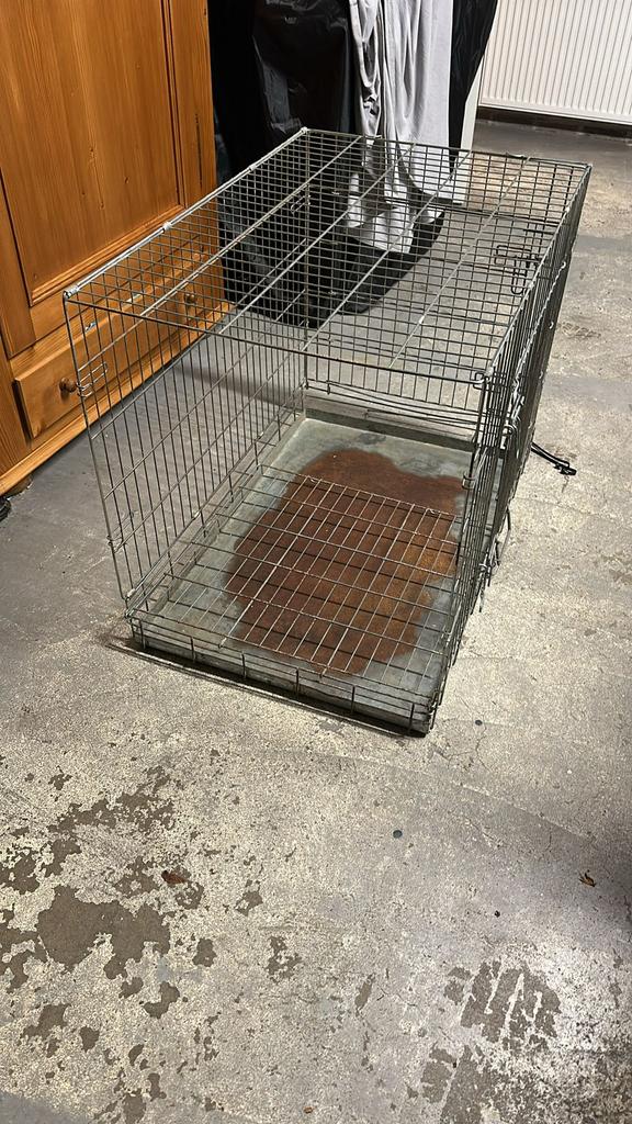 Bench klein/ medium 89 breed, 58 diep, 68 hoog, Ophalen, Gebruikt, 65 tot 100 cm, Hondenhok