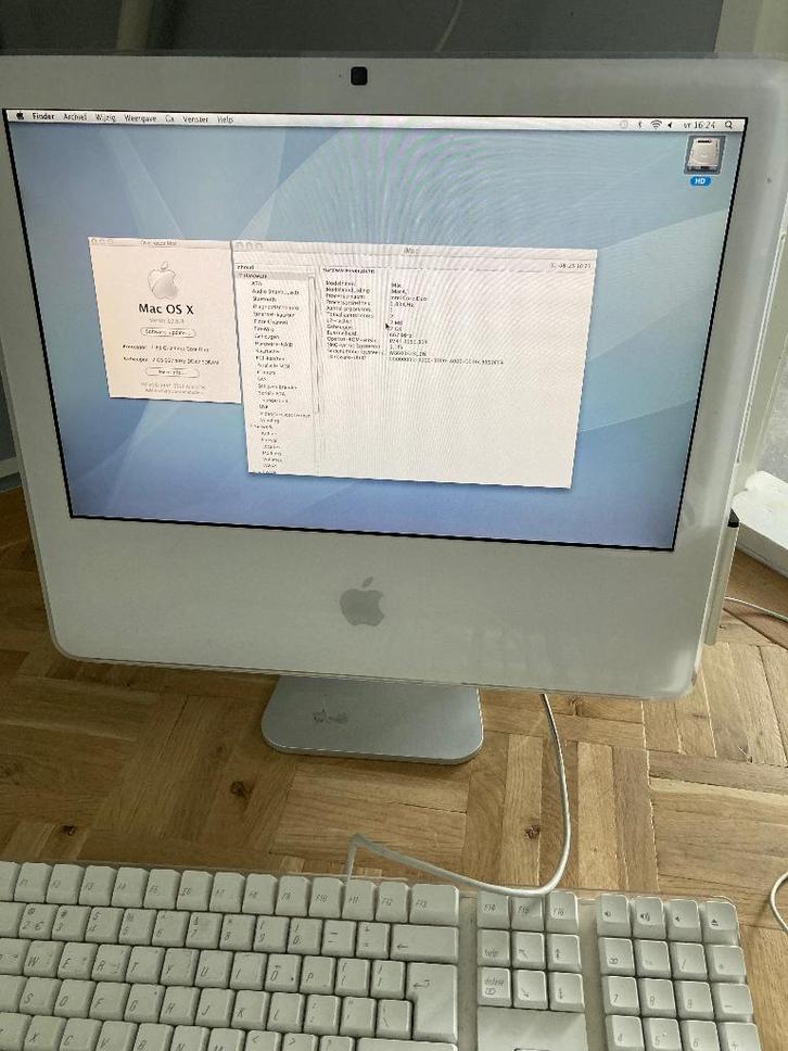 iMac Vintage witte Apple Imac A1173 - 2006, Computers en Software, Apple Desktops, Gebruikt, iMac, 2 tot 3 Ghz, Ophalen