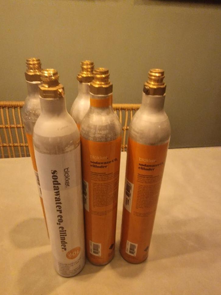 Sodawater CO2 Cilinder 60L (5 stuks), Witgoed en Apparatuur, Bruiswatermachines, Ophalen of Verzenden