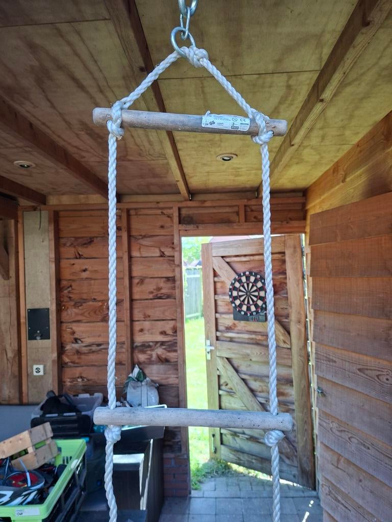 Klimtouwladder voor speeltoestel of boomhut, Ophalen of Verzenden, Gebruikt, Klimtouw