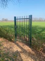 Oerdegelijke tuinpoort 190x135 incl palen, Tuin en Terras, Tuinpoorten, Ophalen, Gebruikt, 100 tot 150 cm, Draaipoort