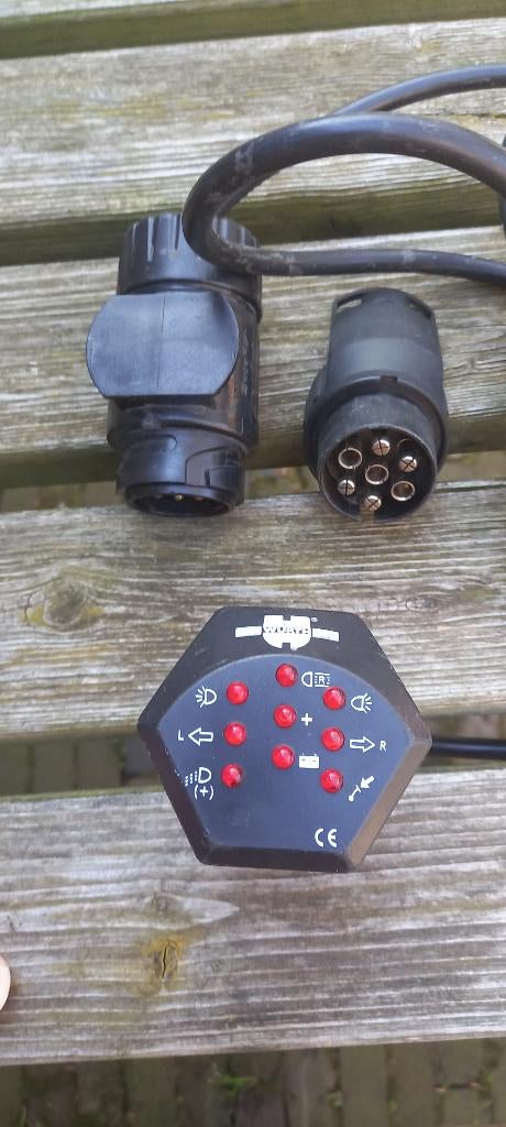 aangeboden: Würth trekhaakstekker controleset, Auto diversen, Autogereedschap, Ophalen of Verzenden, Gebruikt