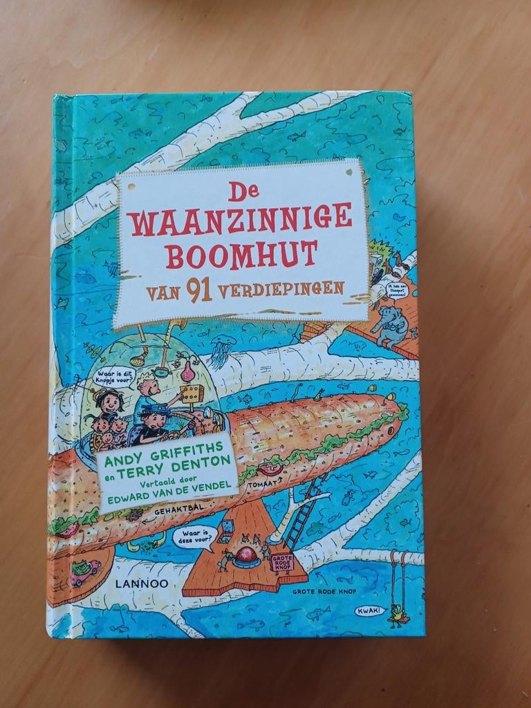 Terry Denton - De waanzinnige boomhut van 91 verdiepingen, Boeken, Terry Denton; Andy Griffiths, Fictie algemeen, Ophalen of Verzenden