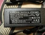lithium accu charger 42A,V, ook voor 36V accu NIEUW, Verzenden, Nieuw, Oplaadbaar