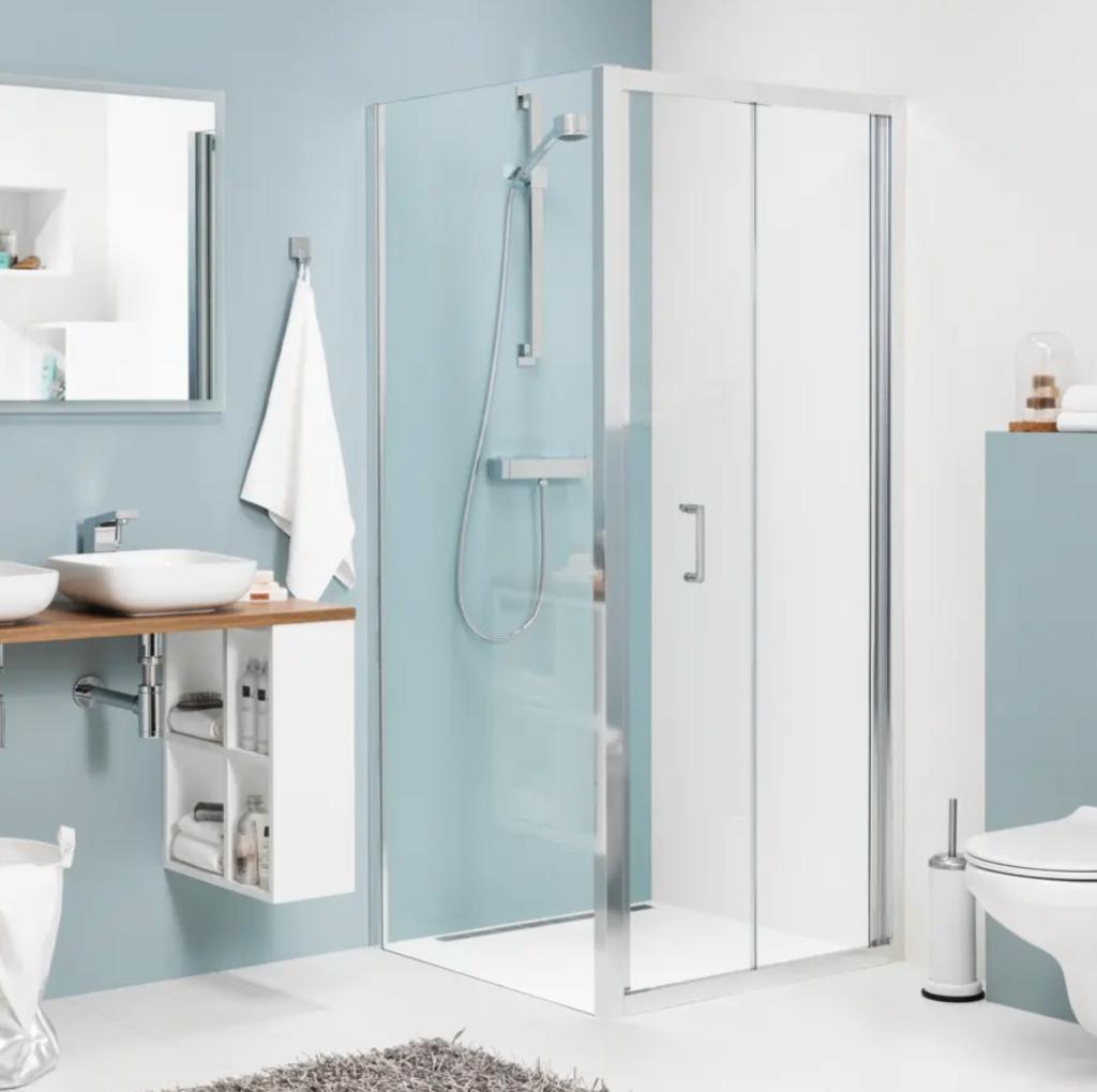 Get Wet by Sealskin Compact Douchecabine, vouwdeur 80x195cm, Ophalen, Zo goed als nieuw, Glas, Overige typen