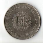 Verenigd Koninkrijk 25 Pence 1972 Silver wedding, Verzenden, Overige landen, Losse munt