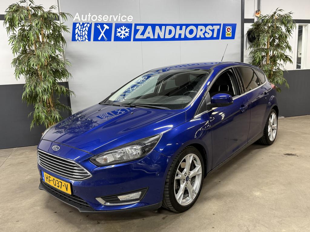 Ford Focus 1.5 Titanium Edition // Autom // 18 inch lm, 4 cilinders, Blauw, Origineel Nederlands, Grijs