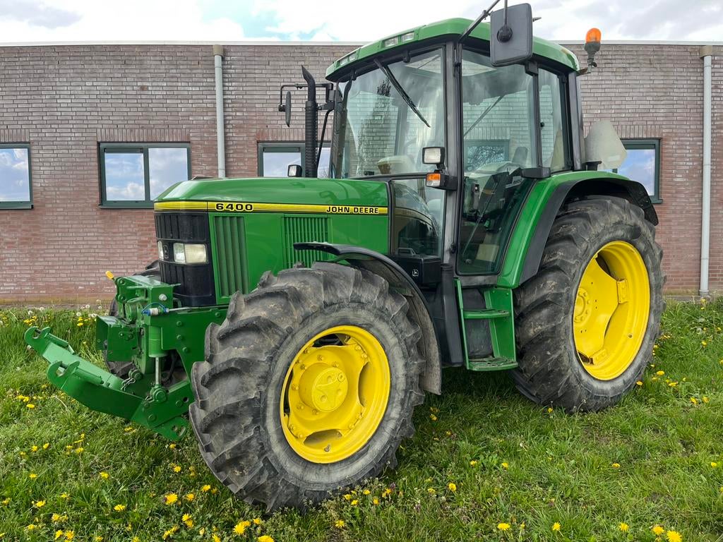 John Deere 6400 4wd tractor, Zakelijke goederen, Agrarisch | Tractoren, 80 tot 120 Pk, Gebruikt, 7500 tot 10000, Ophalen