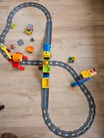 Lego Duplo 10508 Treinset met Brug & Kraan (Motor OK), Ophalen of Verzenden, Duplo