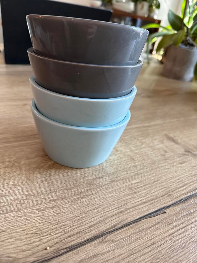 4 bakjes Piet Hein Eek, Gebruikt, Keramiek, Ophalen of Verzenden, Kom(men)