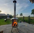 Rvs Tuinkachel buitenkachel houtkachel, Ophalen of Verzenden, Nieuw