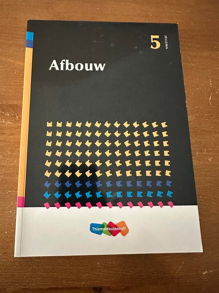 Jellema Afbouw 5, 3e druk, Boeken, Ophalen of Verzenden, Beta, Zo goed als nieuw, HBO