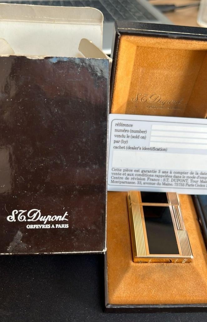 S.T DUPONT AANSTEKER, Verzamelen, Rookartikelen, Aanstekers en Luciferdoosjes, Ophalen of Verzenden, Zo goed als nieuw, Aansteker